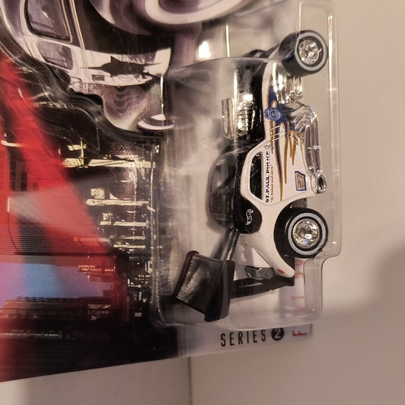 D7  Hot Wheels Fiat 500C Cop Rods 1999 - Picture 2 of 3